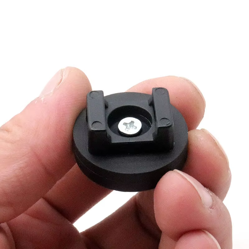  D31mm Magnetic Zip Tie Mounts Base Rubber Coated Magnet 