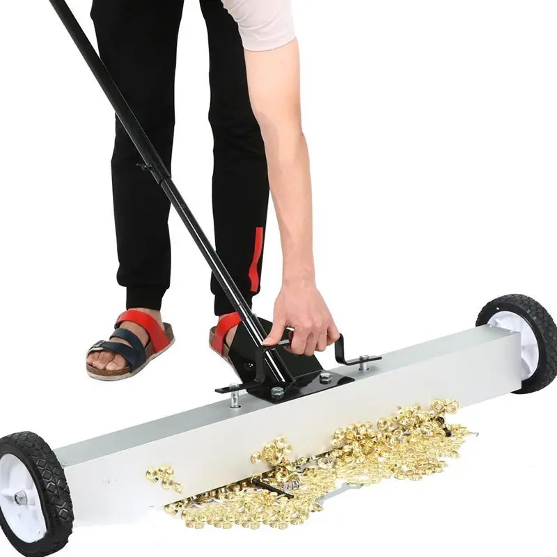 Dailymag Hot Sale Mechanical Magnetic Floor Sweeper With Wheels