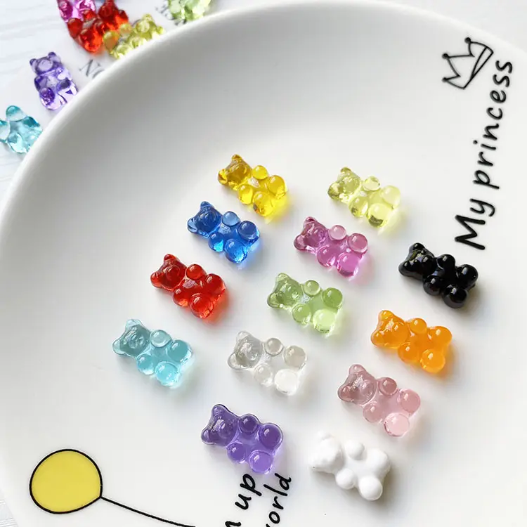 3D Color Bear Candy Fridge Magnets