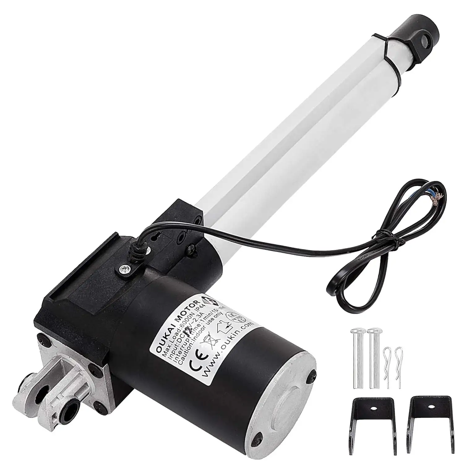 DC 24V Electric Push Rod Large Load 6000N Customized Stroke 50mm-800mm High Quality Cheap Linear Actuator